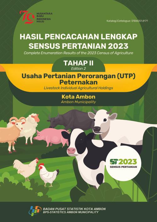 Complete Enumeration Results of the 2023 Census of Agriculture - Edition 2: Livestock Individual Agricultural Holdings Ambon Municipality