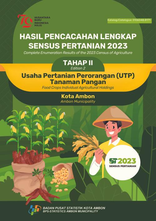 Complete Enumeration Results of the 2023 Census of Agriculture - Edition 2 : Food Crops Individual Agricultural Holdings Ambon Municipality